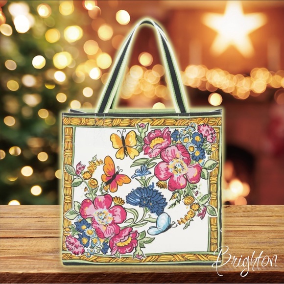 🆕 BRIGHTON “Love Is In The Air” Canvas Tote - Picture 2 of 8